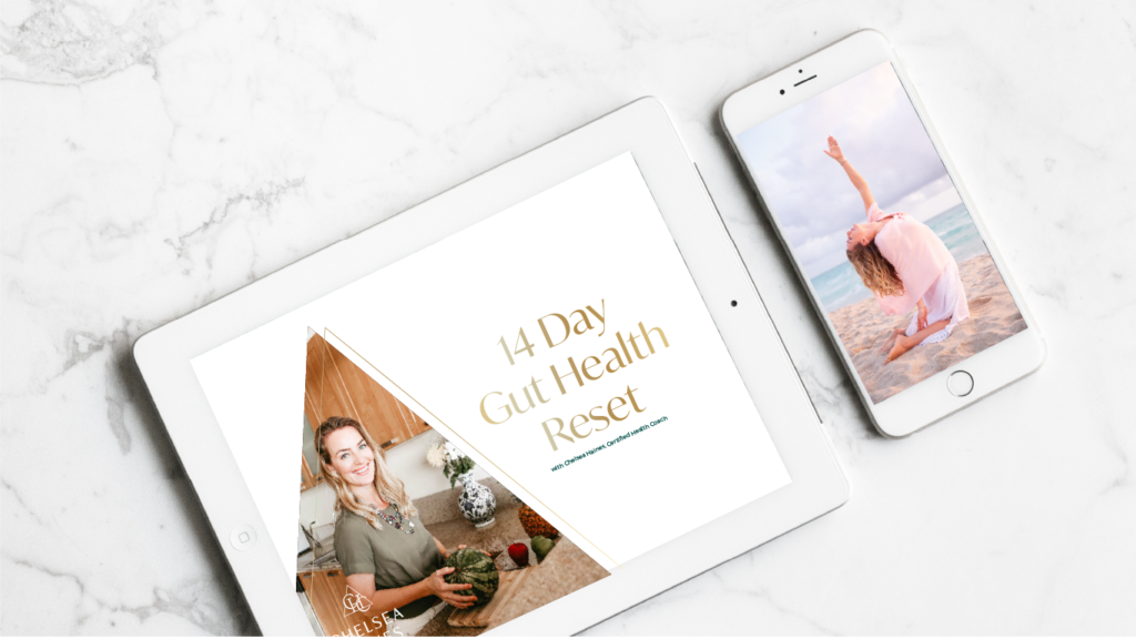 Custom brand and Showit website or gut health coach